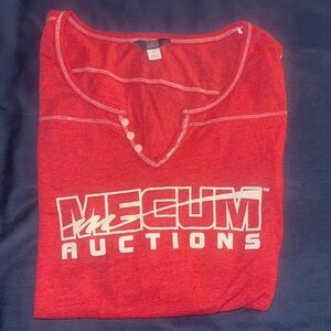 Mecum Red Long Sleeve Women's Tee